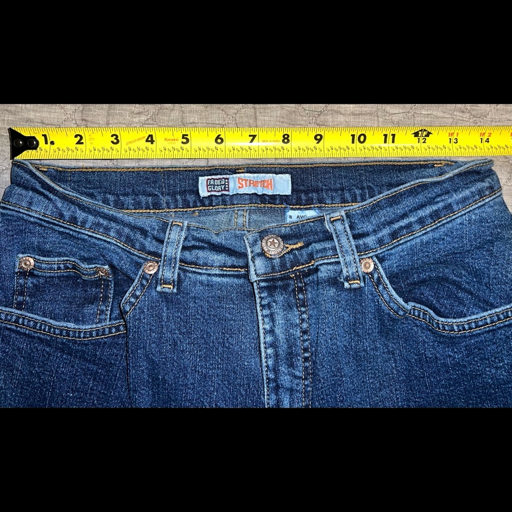 👖Faded Glory stretch blue jeans👖 - Picture 6 of 11